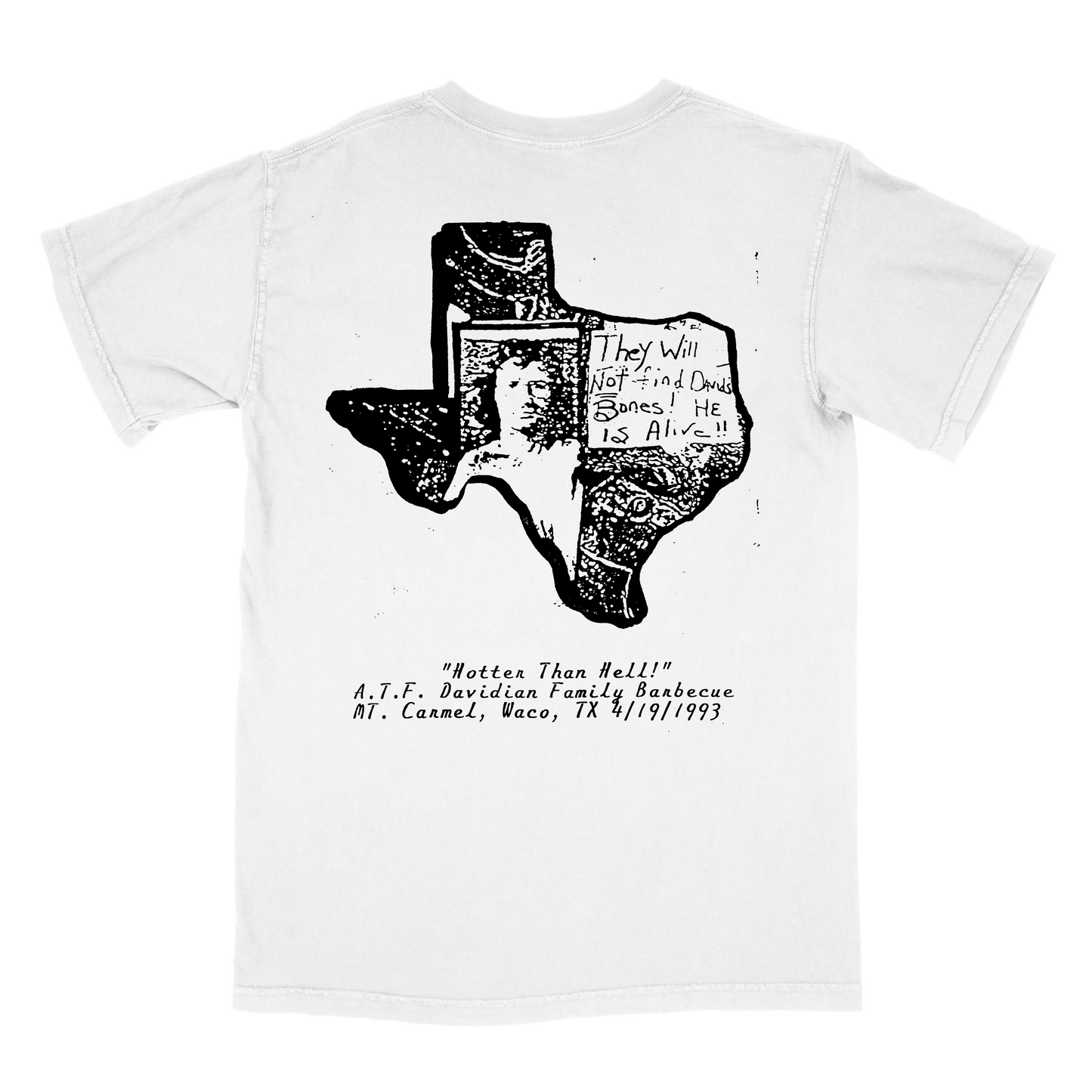 Waco BBQ Shirt WHITE
